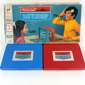 Battleship Milton Bradley 1971 Classic Strategy Board Game Kids Complete